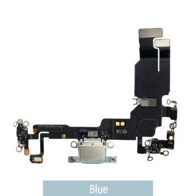 Charging Port for iPhone 15 (Purple)-Blue Charging Port for iPhone 15 (Purple)-Blue